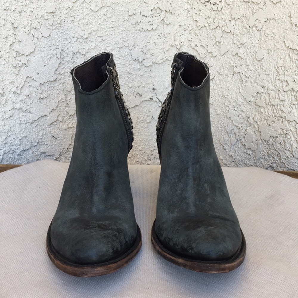 Liberty Black Boots LB71236 Distressed Leather 10 - Picture 3 of 16